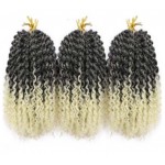 Codite de par Afro Marley de 20 cm 003 Ombre Crochet Braids Brunet-Blond Deschis